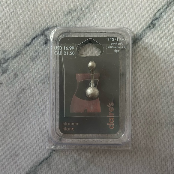 Bellybutton ring titanium - Picture 1 of 2